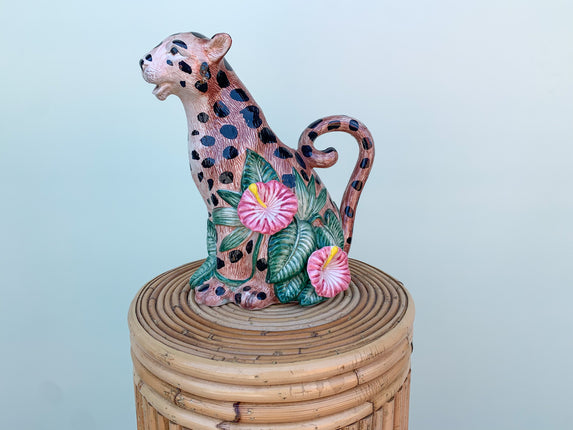 Fitz and Floyd Leopard Pitcher