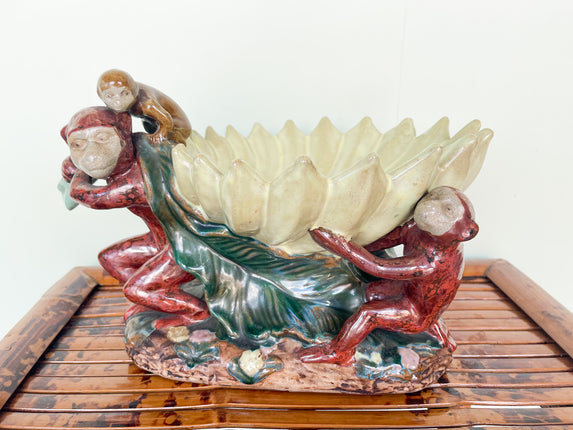 Monkey Bananas Ceramic Bowl