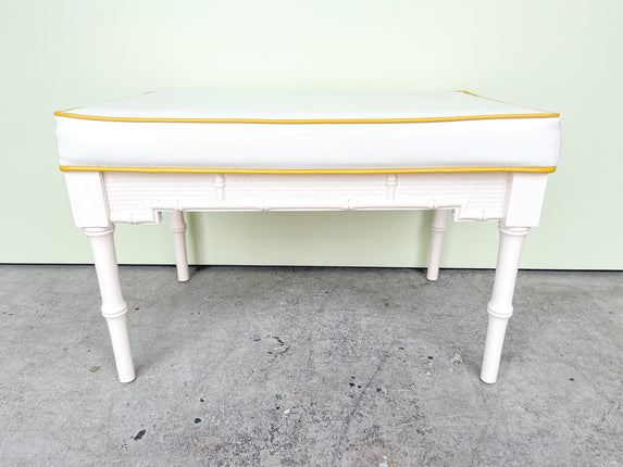 Palm Beach Faux Bamboo Bench