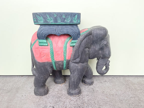 Wood Carved Thai Elephant