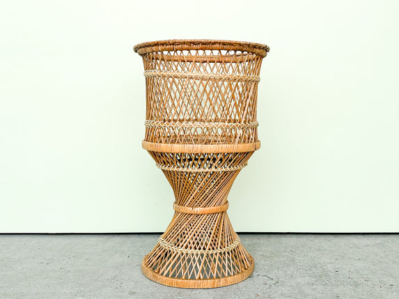 Buri Rattan Plant Stand