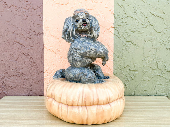 Precious Poodle on Pillow by The Townsends