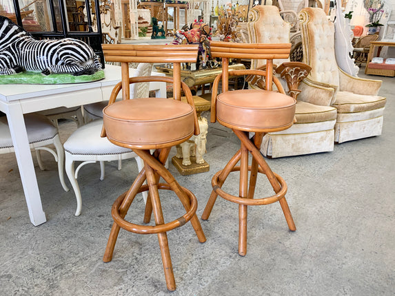 Pair of Island Style Bar Stools