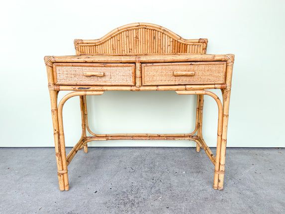 Island Style Rattan Desk