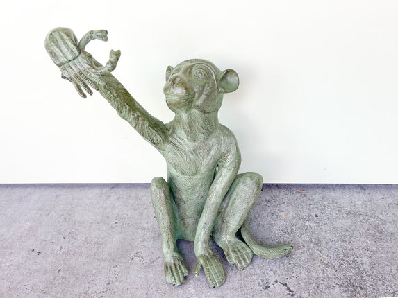 Funky Patina Brass Monkey