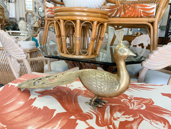 Fabulous Brass Peacock