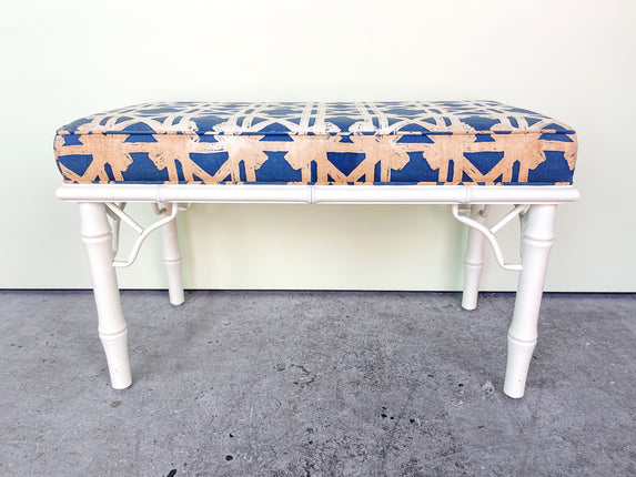 Ficks Reed Faux Bamboo Bench