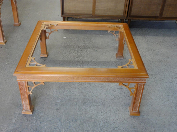 Vintage Fretwork Coffee Table