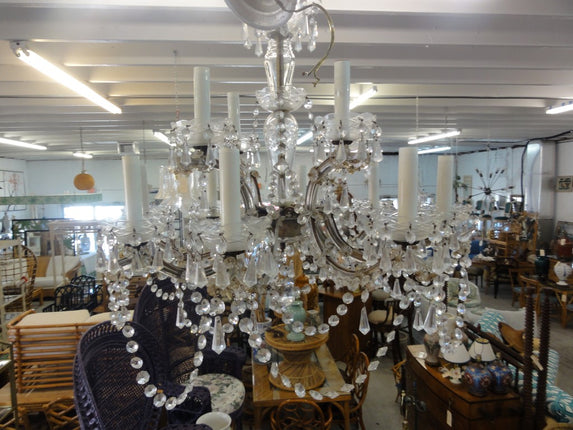 Antique Crystal Chandelier