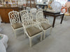 6 Chinoiserie Pagoda Fretwork Dining Chairs