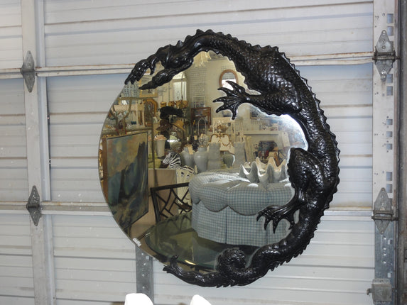 Asian Inspired Dragon Mirror
