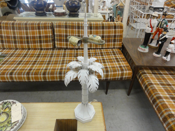 Tole Palm Tree Lamp