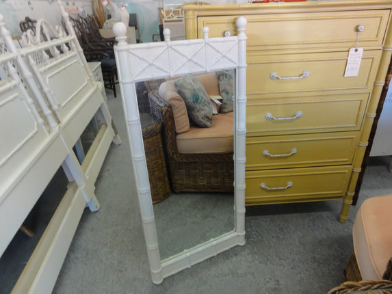 Faux Bamboo Omega Mirror