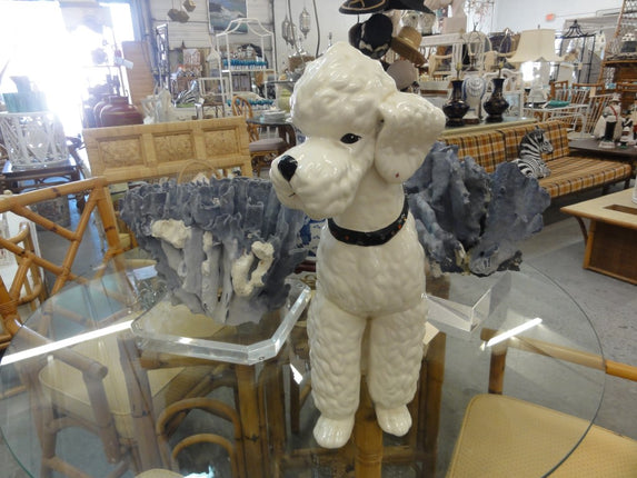 Glazed Ceramic Toy Poodle