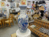 Blue & White Peacock Vase