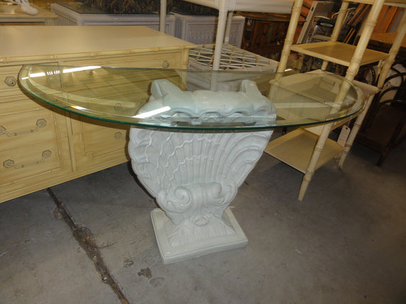 Plaster Mexico Seashell Demilune