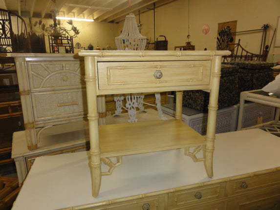 Thomasville Faux Bamboo Nightstand