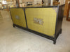 Asian Inspired Faux Linen Credenza