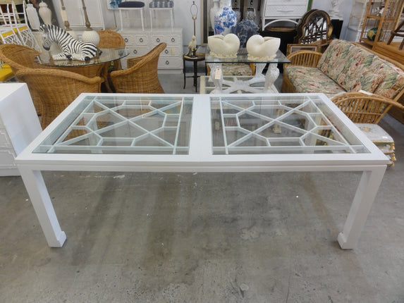Palm Beach Fretwork Dining Table