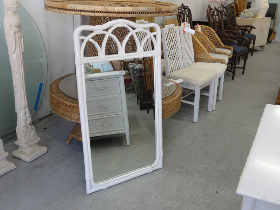Palm Beach White Loop Mirror
