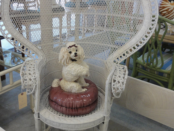 Adorable Poodle on Pillow by the Townsends