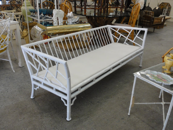 Meadowcraft Faux Bamboo Chippendale Sofa