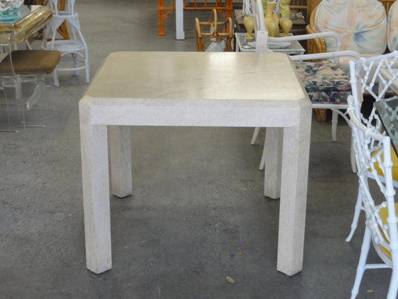 Karl Springer Style Faux Reptile Game Table