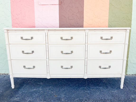 Palm Beach Chic Faux Bamboo Dresser