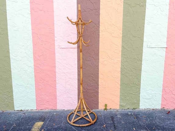 Rattan Pagoda Hat Rack