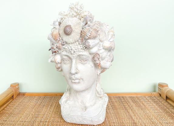 Large Shellegance Bust Cachepot