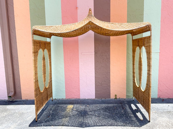 Island Chic Rattan Pagoda Day Bed