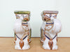 Pair of Ceramic Elephant Cachepots