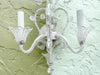 Warehouse Wednesday Sale: Pair of Crystal Wall Sconces