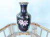 Black Floral Cloisonné Vase