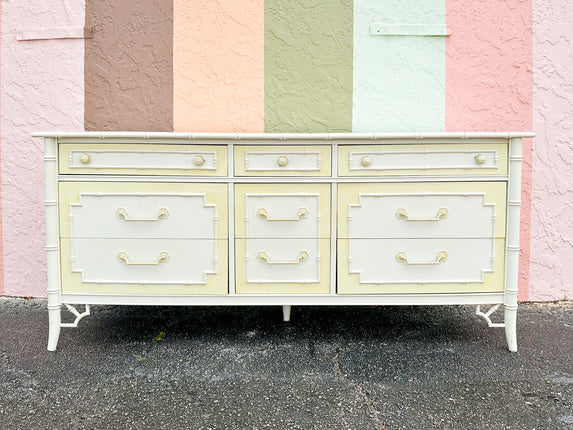 Thomasville Faux Bamboo Dresser
