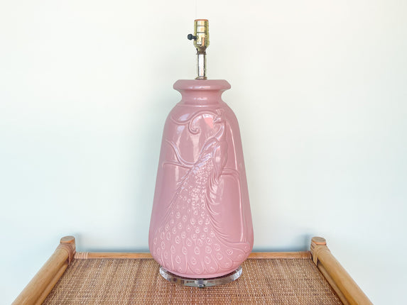 Fab Peacock Lamp