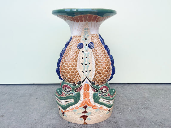 Funky Foo Fish Ceramic Garden Seat