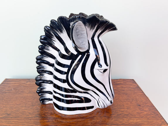 Fitz and Floyd Zebra Vase