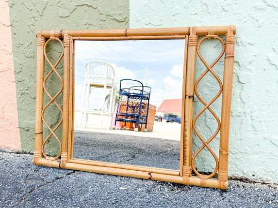 Petite Rattan Mirror