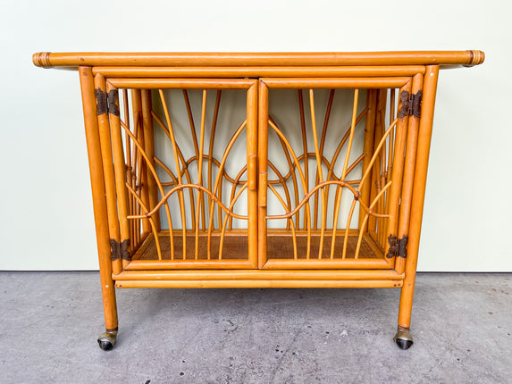 Old Florida Rattan Server