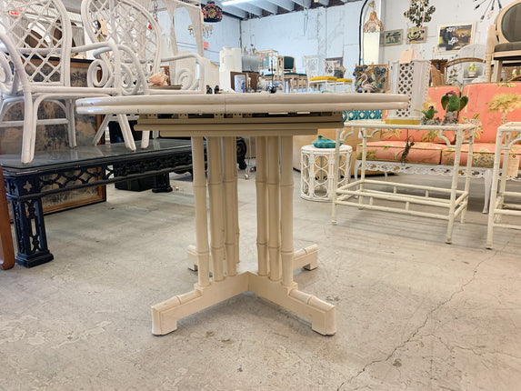 Faux Bamboo Round Breakfast Table