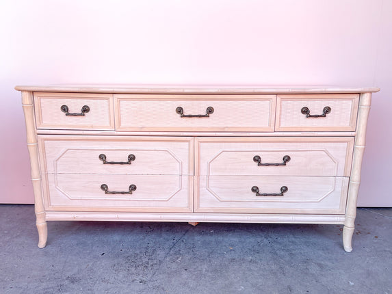 Faux Bamboo Dresser