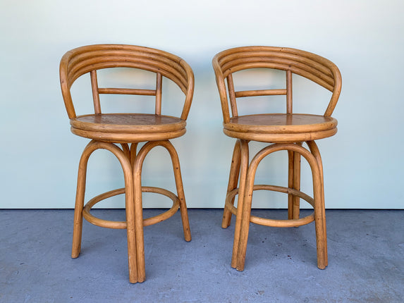 Pair of Cute Coastal Bar Stools