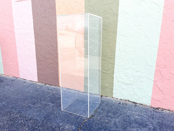 Chic Lucite Pedestal