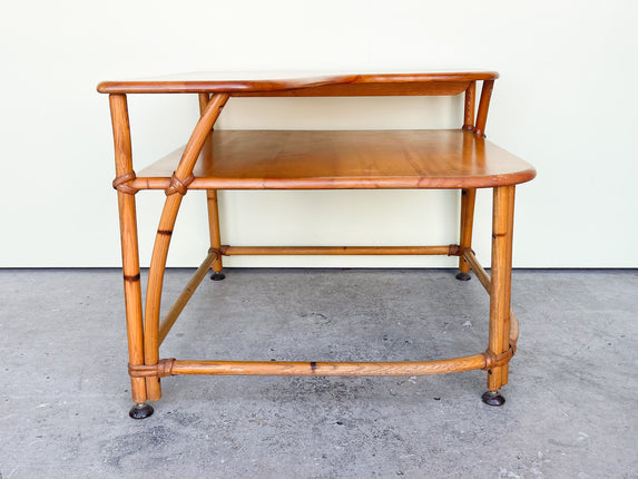 Warehouse Wednesday Sale: Heywood Wakefield Ashcraft Two Tier Corner Table