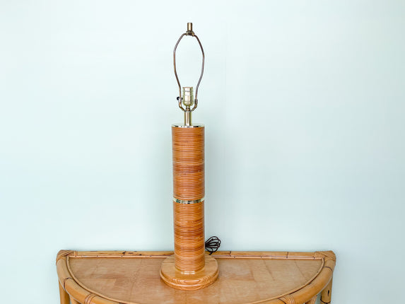 Pencil Reed Rattan Lamp