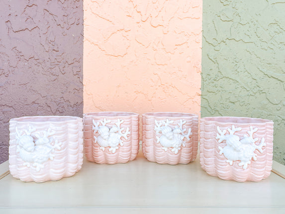 Set of Four Fitz and Floyd Cachepots