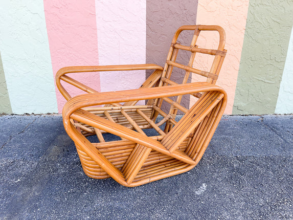 Frankl Style Rattan Pretzel Chair