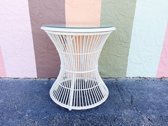 Sweet Stick Wicker Accent Table