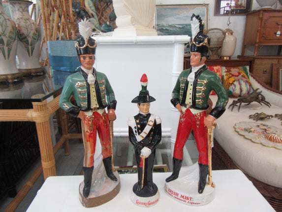 Set of 2 Soldier Liquor Decanters